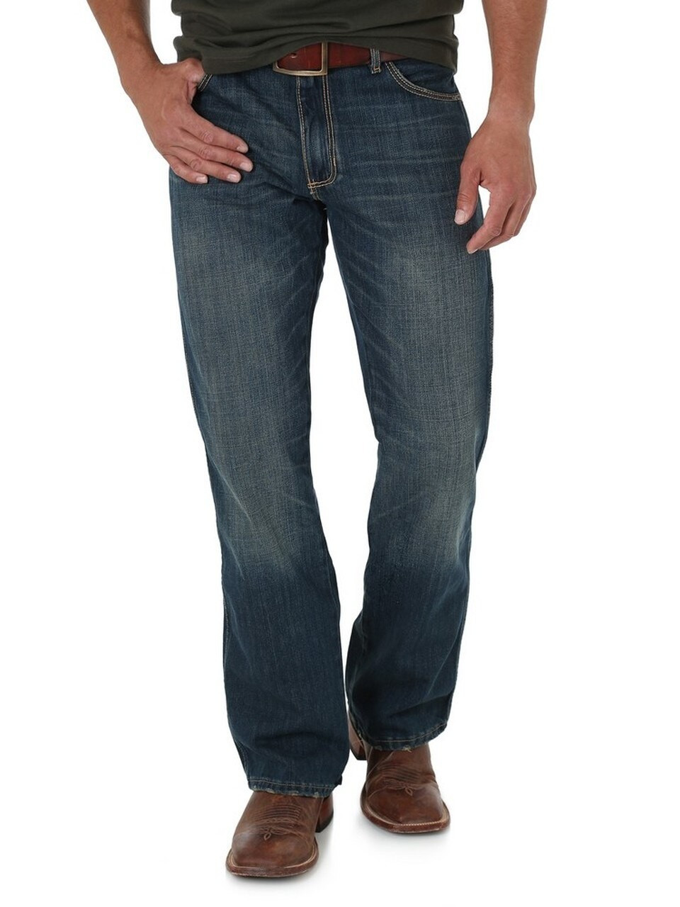 men's wrangler boot cut jeans