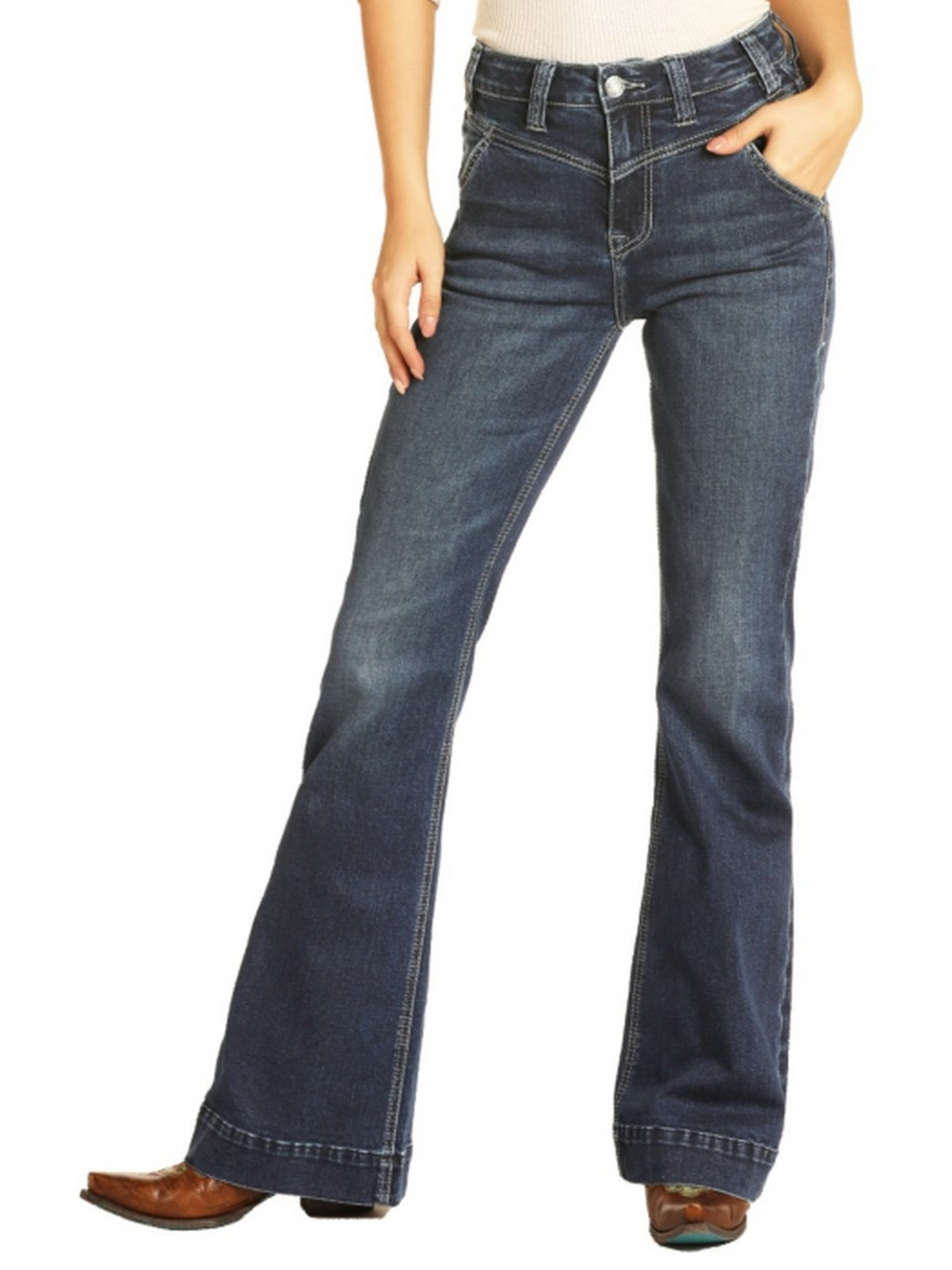 rock n roll cowgirl trouser jeans