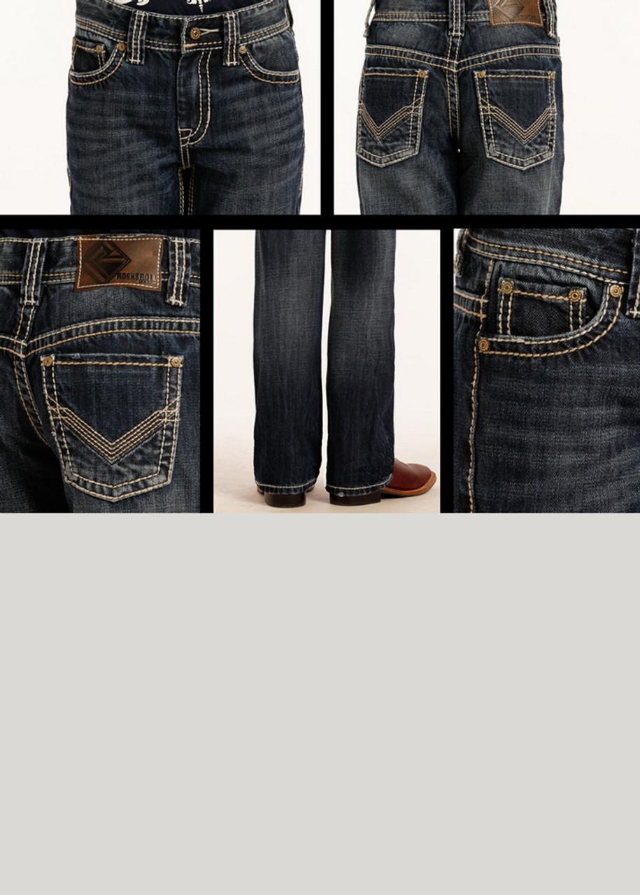 rock and roll cowboy jeans clearance