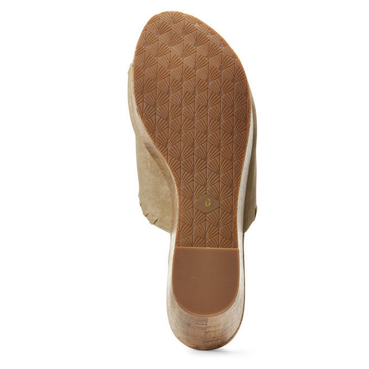 ladies tan wedge shoes