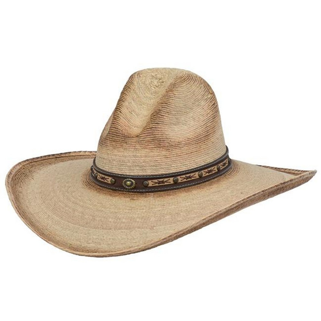 3D Belt Co® Chinook Palm Gus Crown Hat - Eli's Western Wear