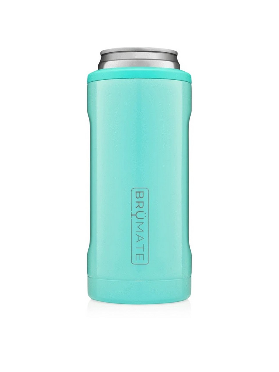 BrüMate Hopsulator Bott'l | Insulated Bottle Cooler | Aqua | 12oz Bottles