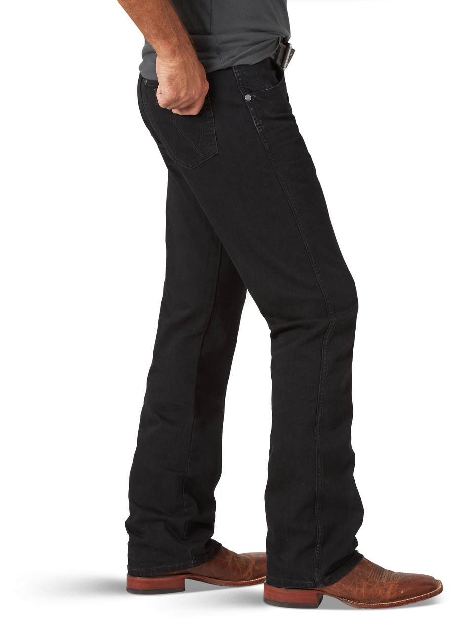 black wrangler retro jeans