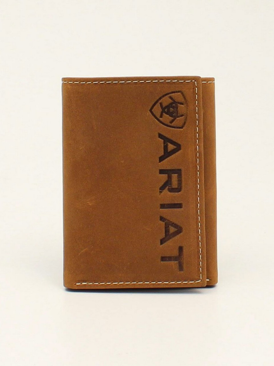ARIAT Unisex-Adult A3550408 Basketweave Trifold Wallet Brown 財布、帽子、ファッション小物 