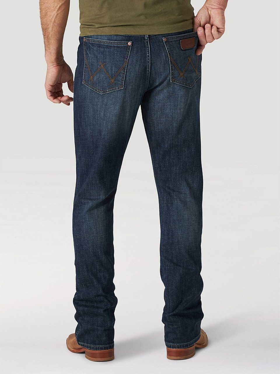 Wrangler® Relaxed Fit Stretch Bootcut Denim Jeans