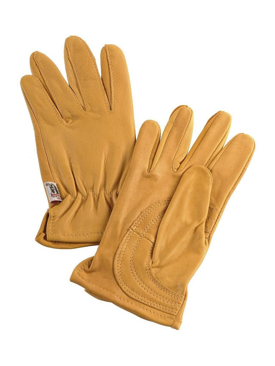 Goatskin Leather Riding Work Gloves, Small