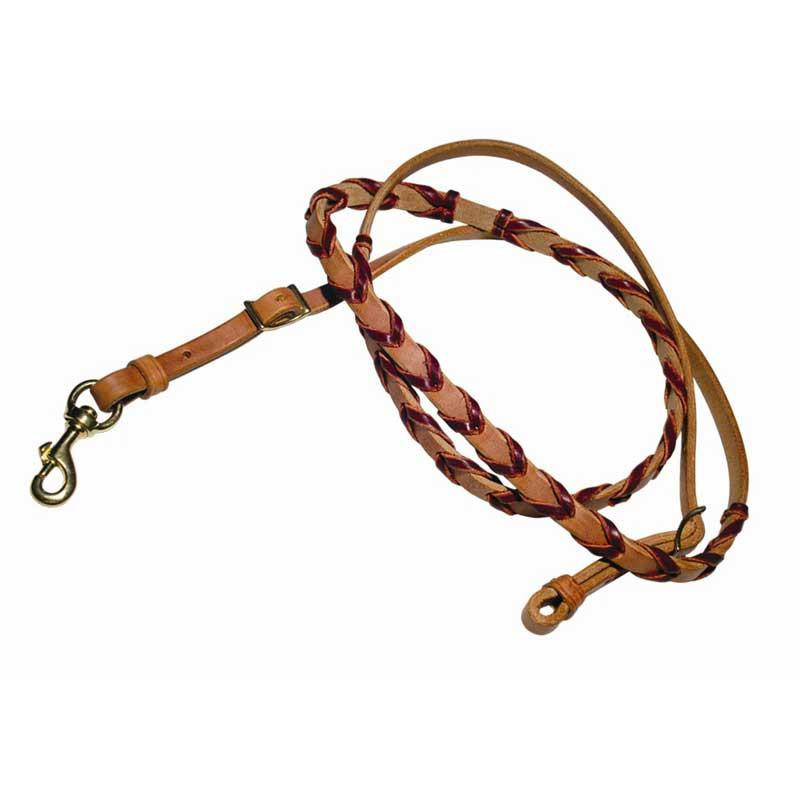 Berlin Leather Laced Barrel Reins