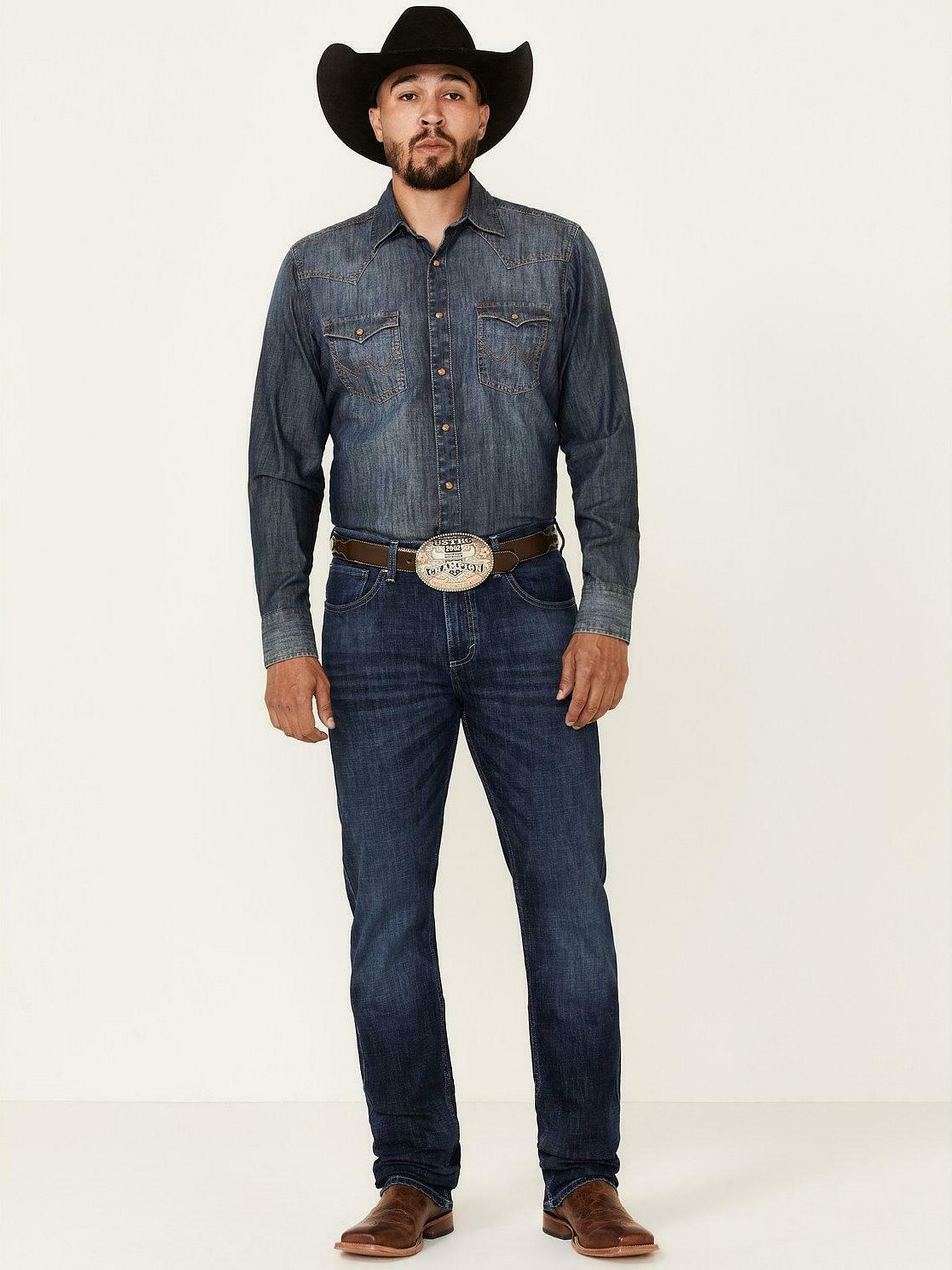 Daniel Men's Dark Wash Straight Jean – La Raza Western Wear