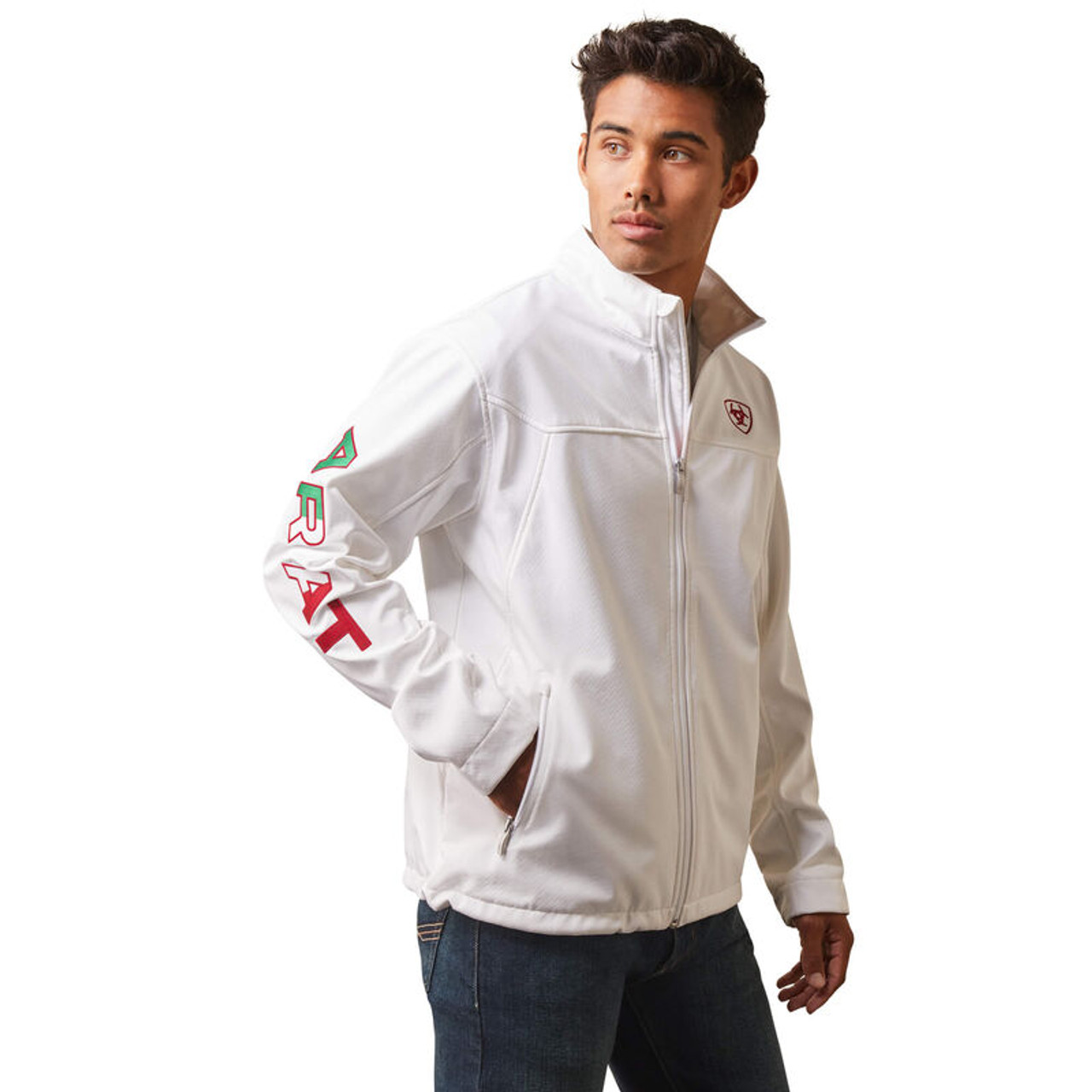 MEN'S TRACK JACKET | Brilliant White/Deep Mars | Jackets & Outerwear | ASICS