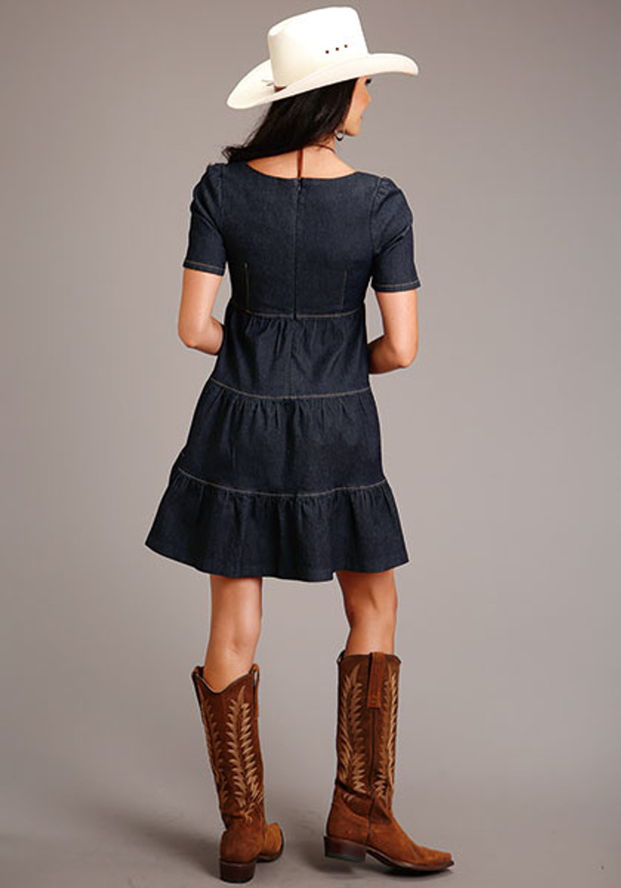 Stetson® Ladies S/S Dark Denim Dress