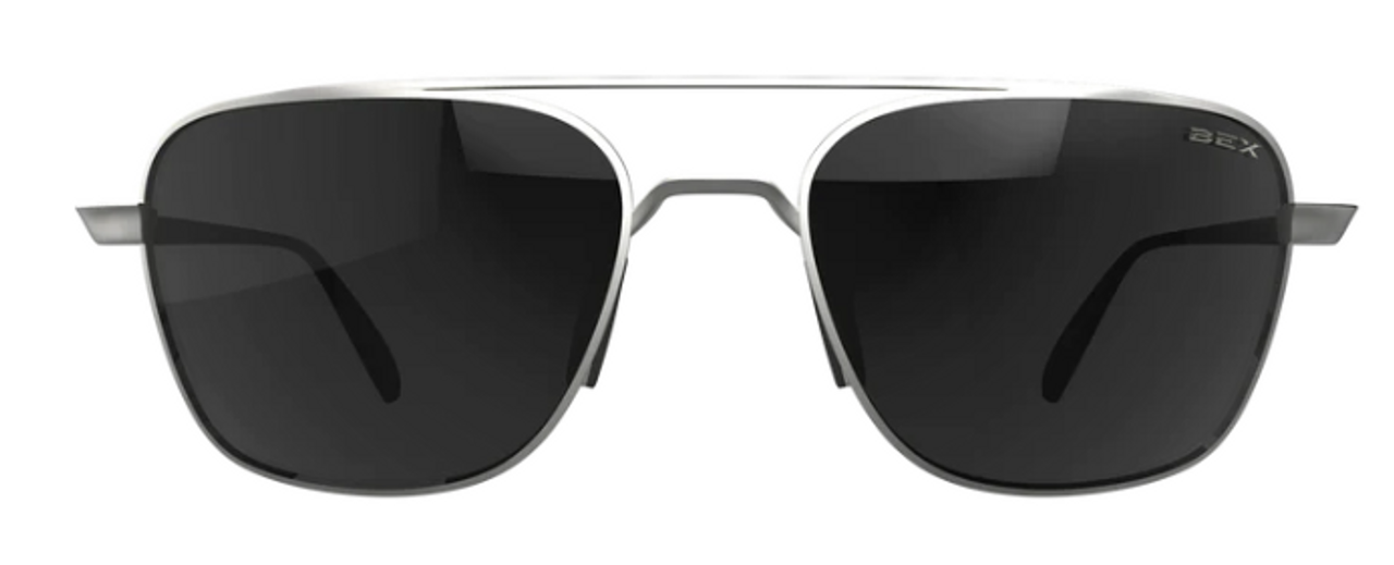 Bex Sunglasses MACH- Matte Silver/Grey