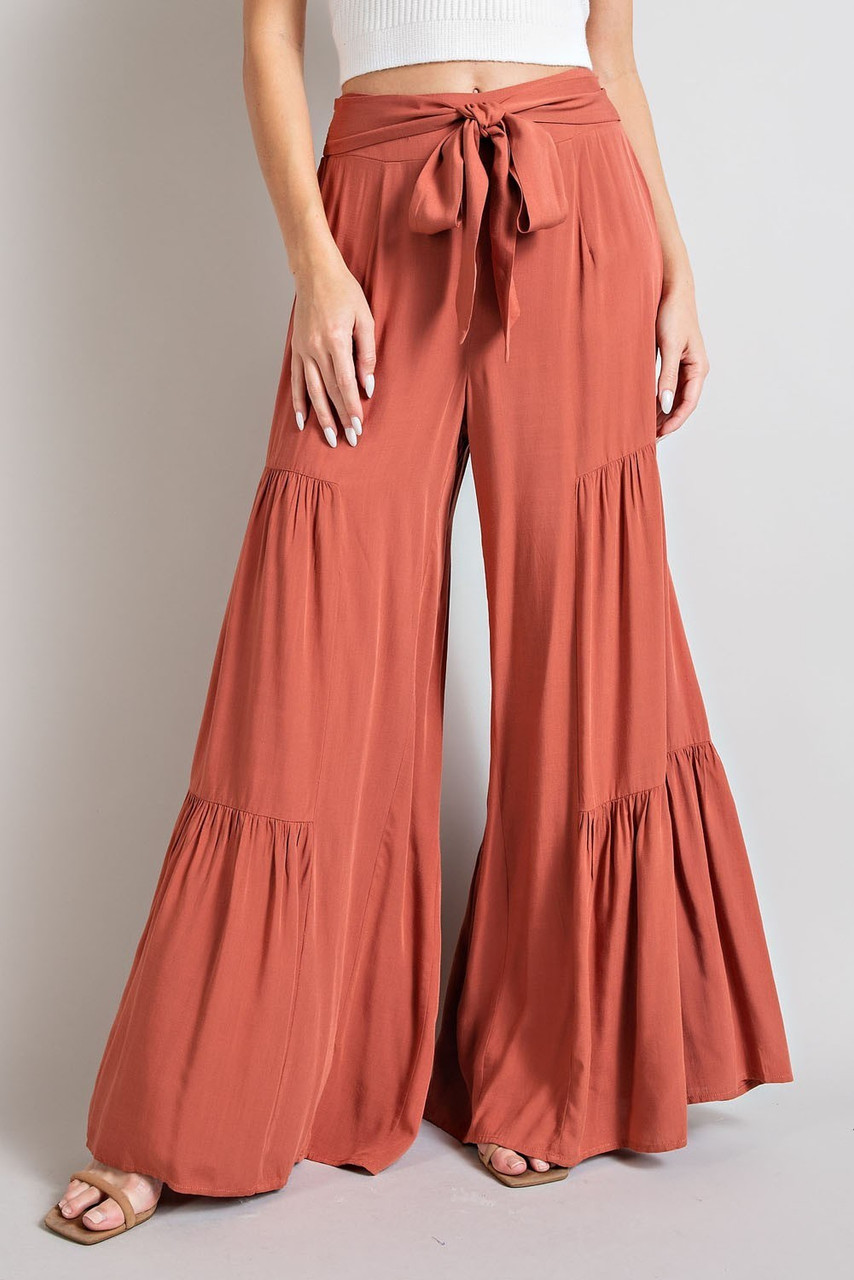 Loose Cut, High Rise Pants for Women Custom Made Cotton Pleated