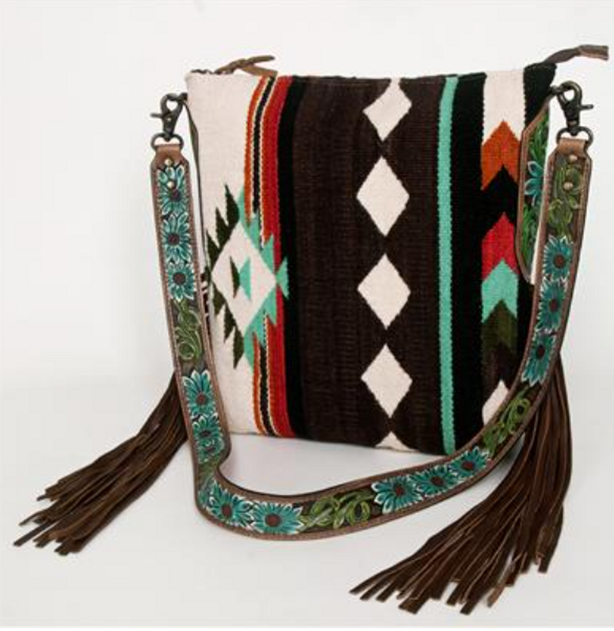 Sweetgrass Leather Saddle Blanket Bag | eBay