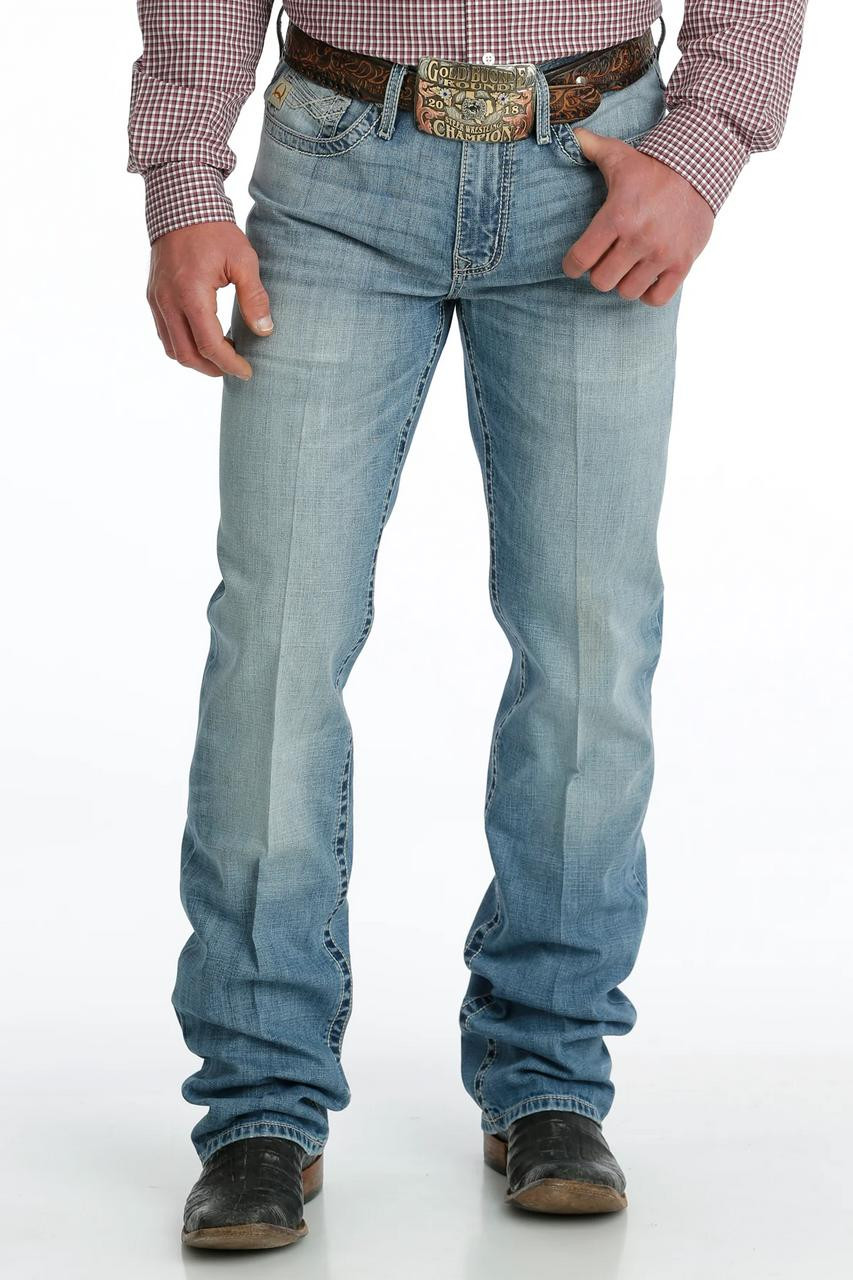 Cinch® Men's Grant Light Stone Wash Mid Rise Relaxed Fit