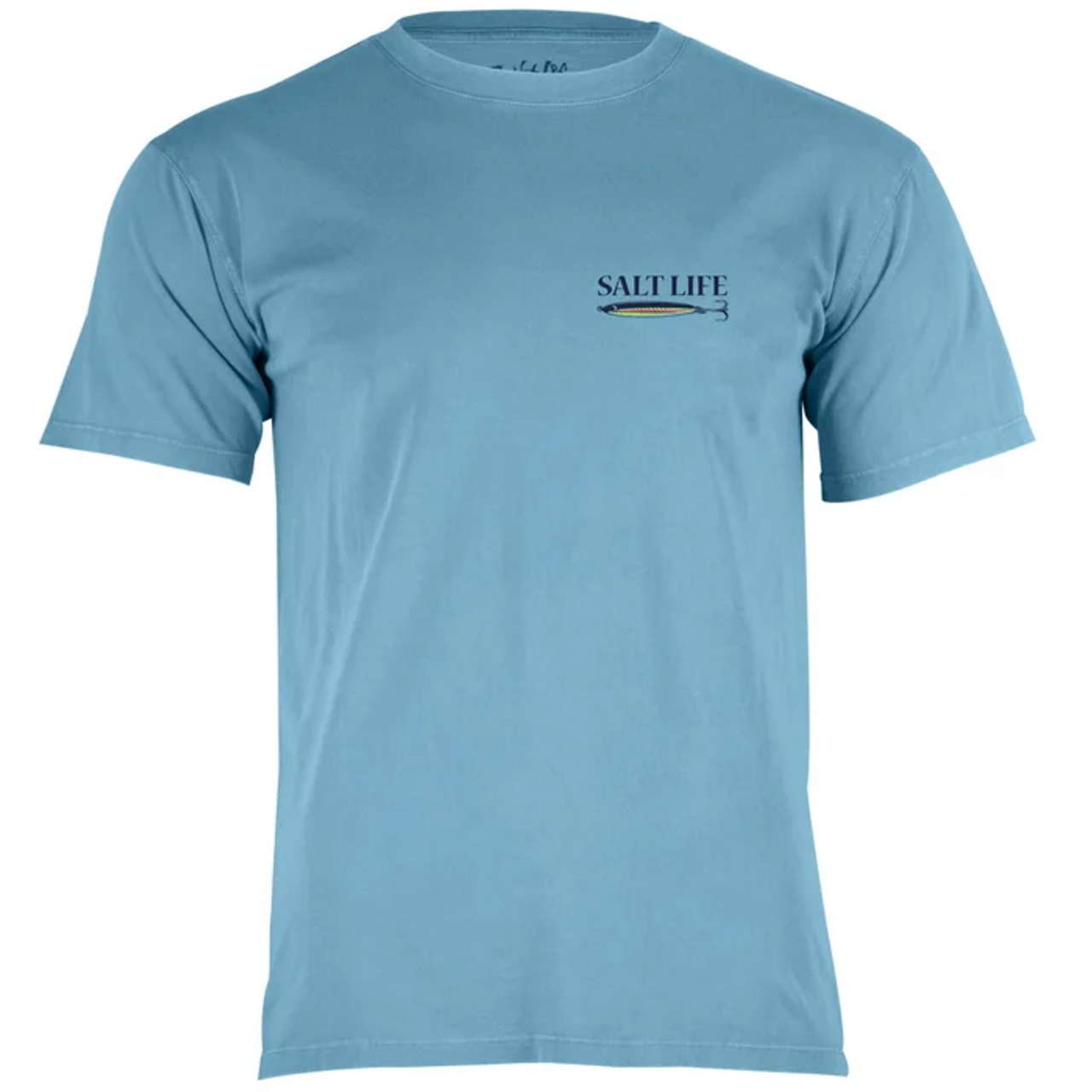 Salt Life Men's S/S Sky Blue Lure Me in T-Shirt