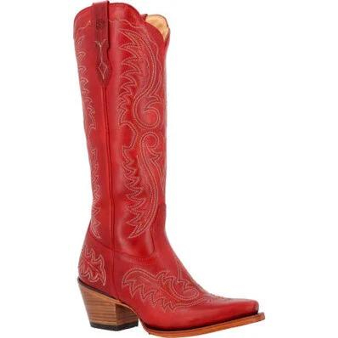 The Juliette - Crimson Red – Square To Toe