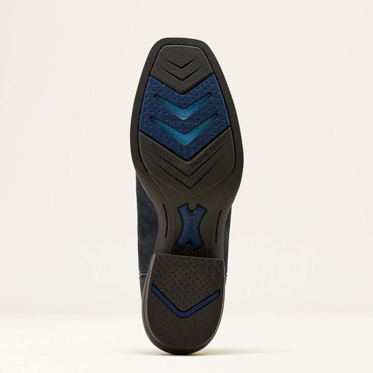 Ariat® Men's Hustler Midnight Blue Suede Cutter Toe Boots