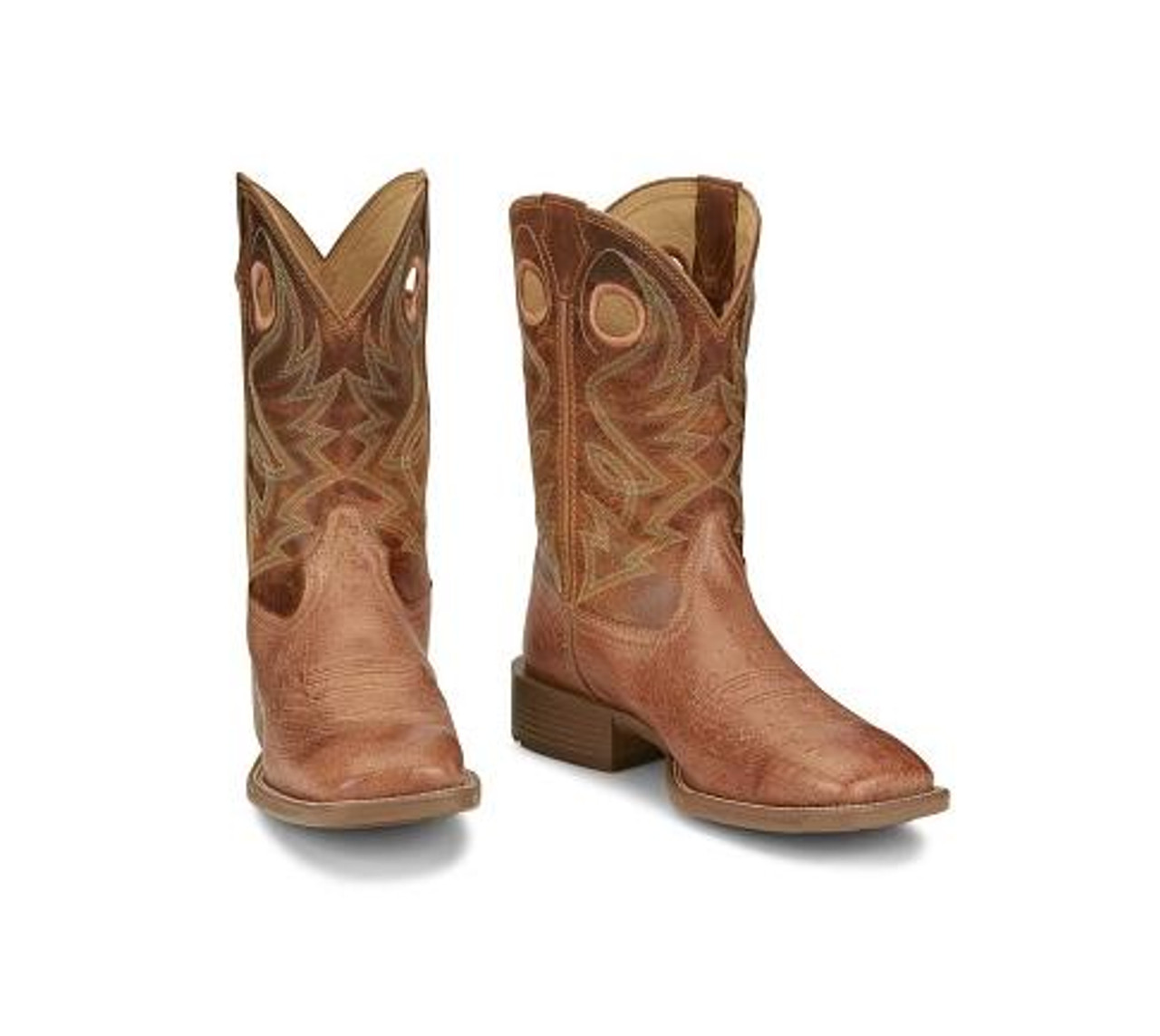 Justin® Men's Cognac Smooth Ostrich 11