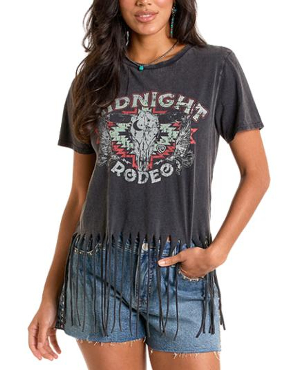 Rock & Roll Denim® Ladies' Washed Black Midnight Rodeo
