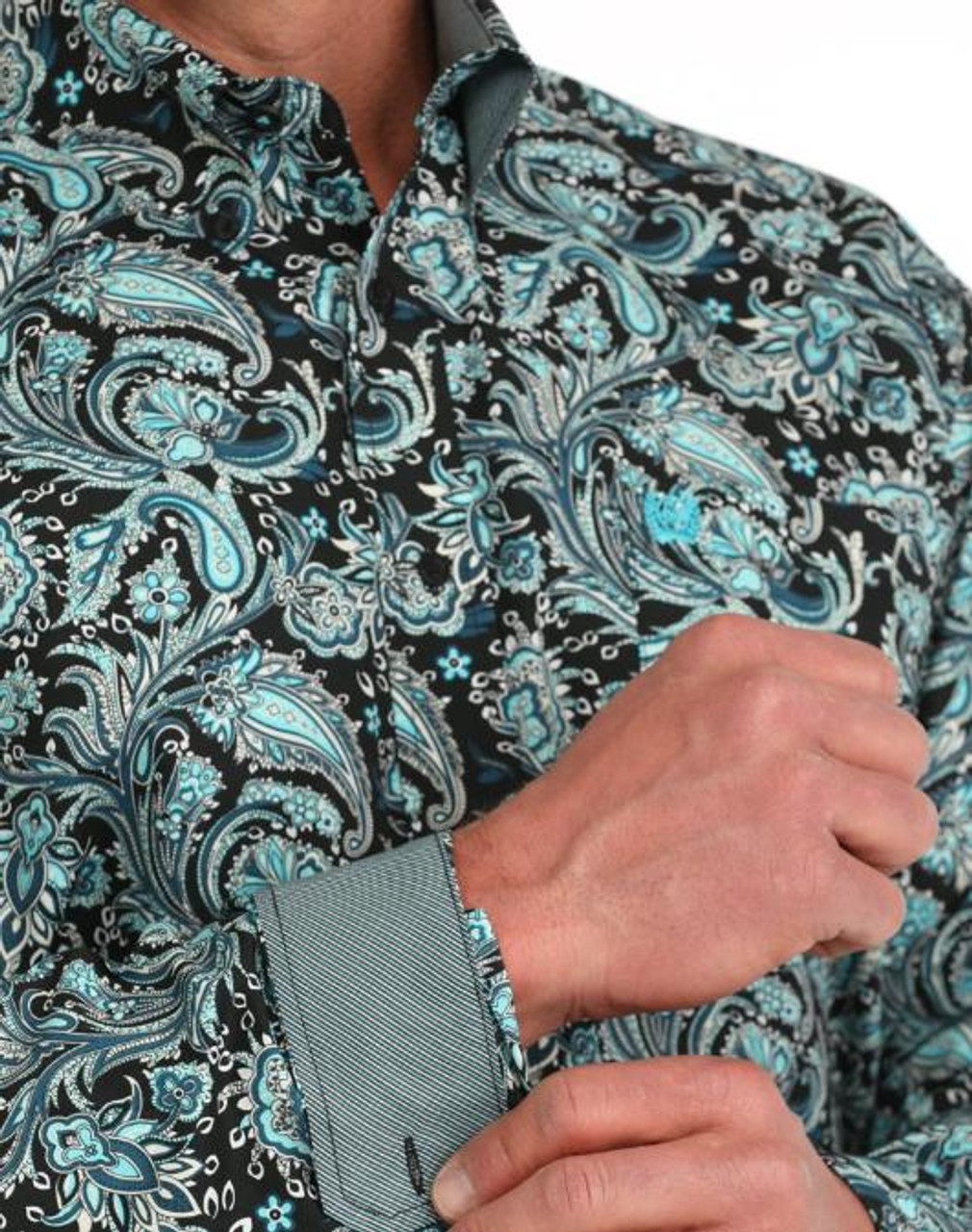 トップス MUZE TURQUOISE LABEL - PAISLEY LS SHIRT トップス MUZE TURQUOISE LABEL - PAISLEY LS SHIRT MUZE