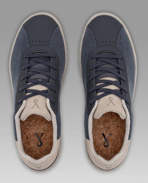 ADYRO® Men's Ocean Blue Primo Casual Performance Sneakers