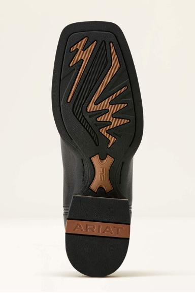 Ariat® Ladies' Black Obsidian Olena Square Toe Boots