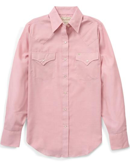 Ely Cattleman® Ladies' L/S Chambray Granddaddy Snap Shirt