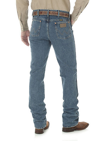WranglerÂ® Youth White Cowboy Cut Jeans Adjustable Waist