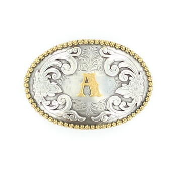 Nocona® Men's Oval Initial Belt Buckle 37072