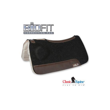 Classic Equine® Fleece Bottom Biofit Correction Saddle Pad 1" Classic Equine® Fleece Bottom Biofit Correction Saddle Pad 1"