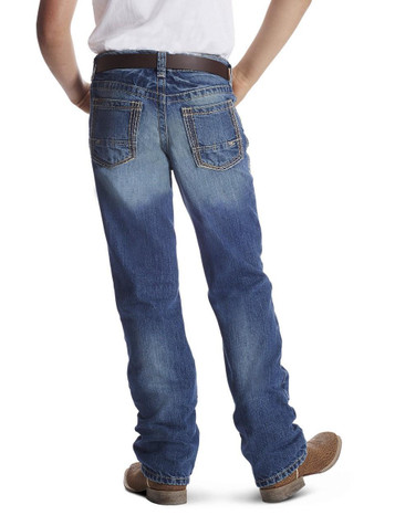 Ariat® Boys' B4 Boundary Dakota Relax Fit Jeans Ariat® Boys' B4 Boundary Dakota Relax Fit Jeans