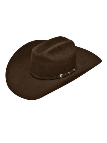 TwisterÂ® Dallas Black Felt Western Hat