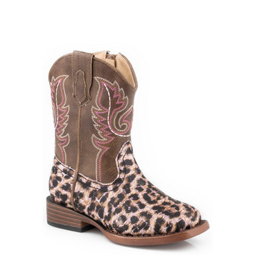 pink glitter cowgirl boots