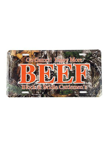 Florida Beef Council® Camo Beef License Tag Florida Beef Council® Camo Beef License Tag