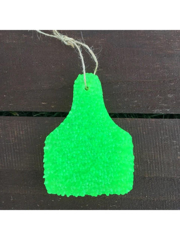 Southern Belle Sass® Cow Tag 5" Freshie