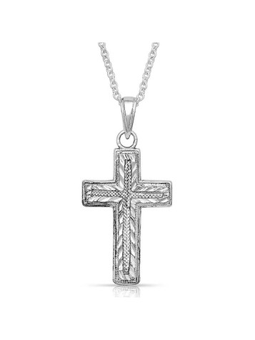 Montana Silversmiths® Ladies Captured In Faith Cross Necklace Montana Silversmiths® Ladies Captured In Faith Cross Necklace