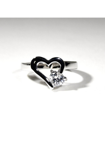 R.S. Covenant® Heart with Cubic Zirconia Ring R.S. Covenant® Heart with Cubic Zirconia Ring