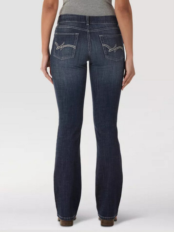 SALE Wrangler® Ladies' Classic Bootcut Jeans in DO Wash