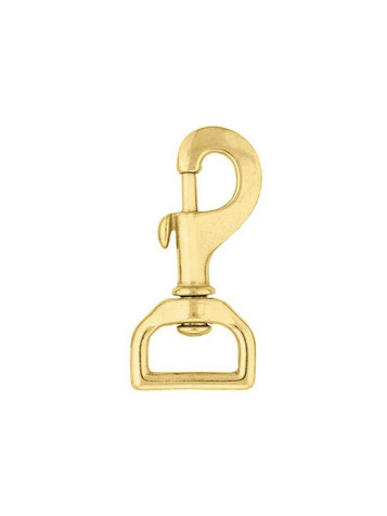 Weaver® Solid Brass Flat Swivel Snap, 1 "
