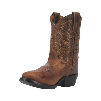 Dan Post® Toddler 8" Pull On Cal Round Toe Tan