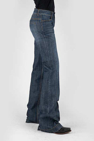 SALE Stetson® Ladies 214 Dark Denim Trouser Jeans