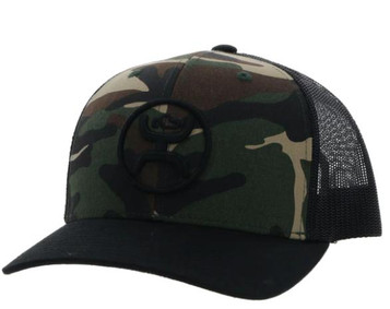 Hooey® "O Classic" Hooey Camo & Black Trucker Hooey® "O Classic" Hooey Camo & Black Trucker