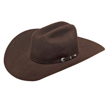 Rust Wool Felt Cattleman Western Cowboy Hat - M