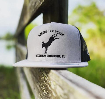 Florida Legacy Co® Grey/Black "Yeehaw" Desert Inn Rodeo Cap