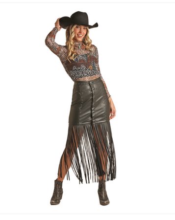 Rock & Roll: Ladies Jade Black Tank Top – La Raza Western Wear