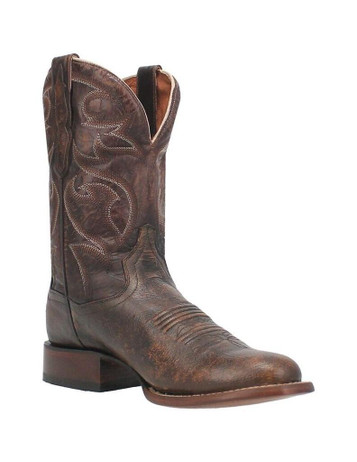 SALE Dan Post® Men's Cognac 11" Round Toe Smooth Ostrich Boots