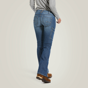 SALE Ariat® Ladies' Rebar Durastretch Raven Boot Cut Jeans in Sofia