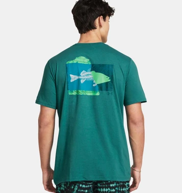 SALE Under Armour® Men's S/S UA Coastal Teal Bass T-Shirt