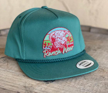 LAZY J RANCHWEAR Lazy J Ranch Wear® Green/Green Prickly Pear Cap LAZY J RANCHWEAR Lazy J Ranch Wear® Green/Green Prickly Pear Cap