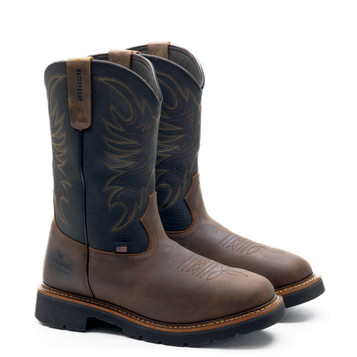 Thorogood® Men's 11" Waterproof Wellington Sqaure Toe Work Boots